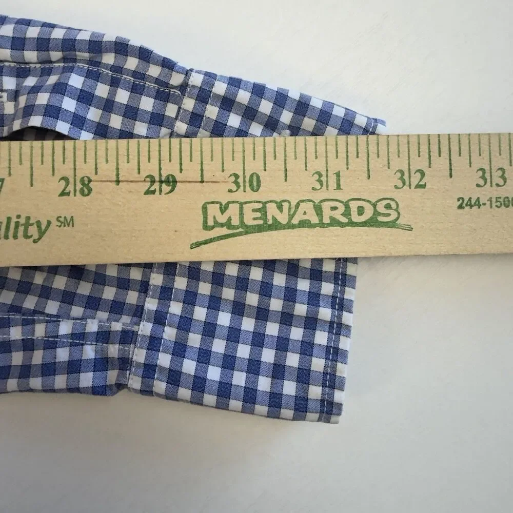 Banana Republic Custom 078 Wash Shirt Bundle Men’s S Custom Fit Gingham